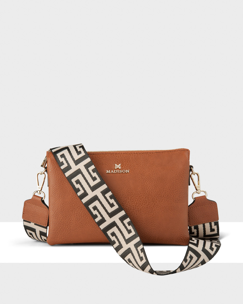 Avery 3 Compartment Crossbody Bag + Graphic Bag Strap