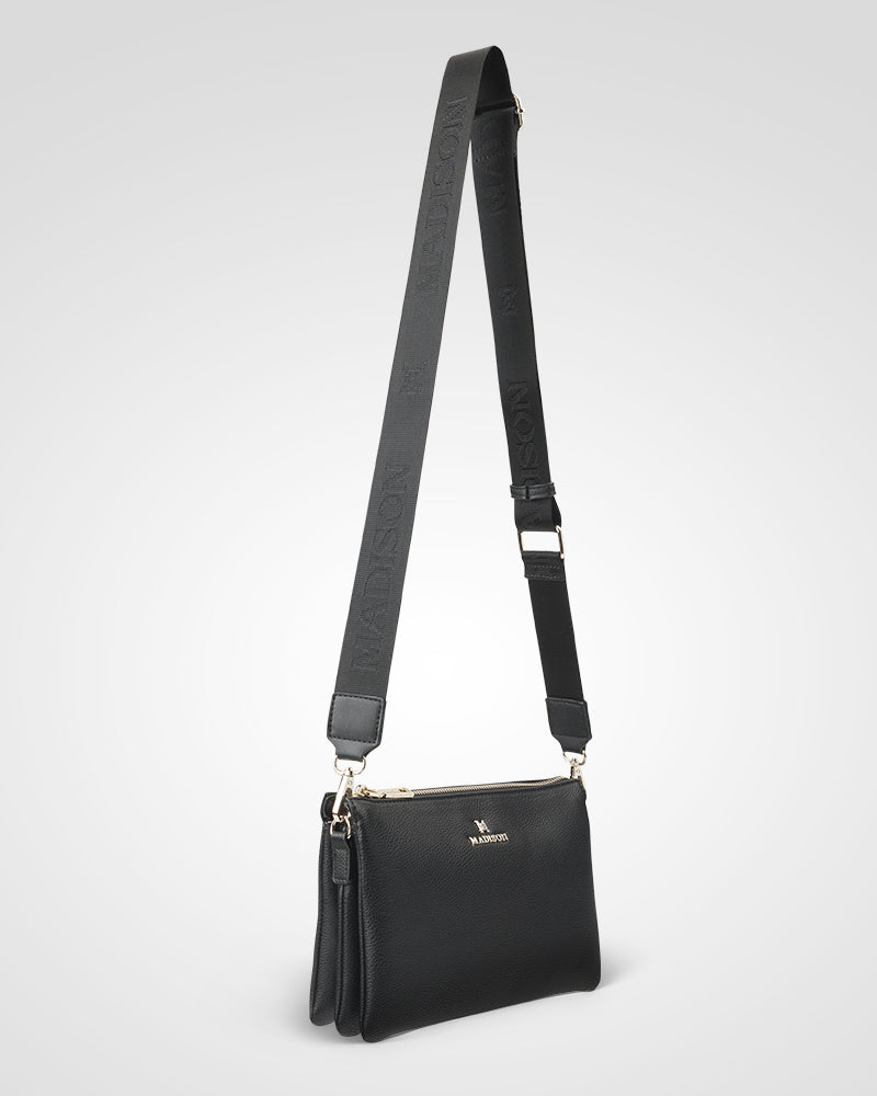 Avery 3 Compartment Crossbody Bag + Monogram Bag Strap