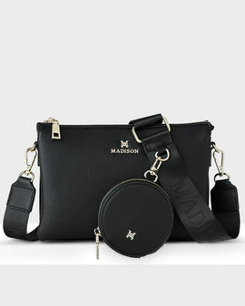 Avery 3 Compartment Crossbody Bag + Utility Bag Strap