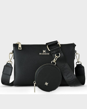 Avery 3 Compartment Crossbody Bag + Utility Bag Strap