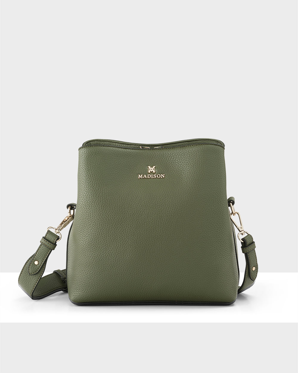 Joanie 3 Compartment Crossbody Bucket Bag