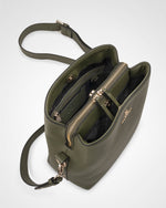 Joanie 3 Compartment Crossbody Bucket Bag