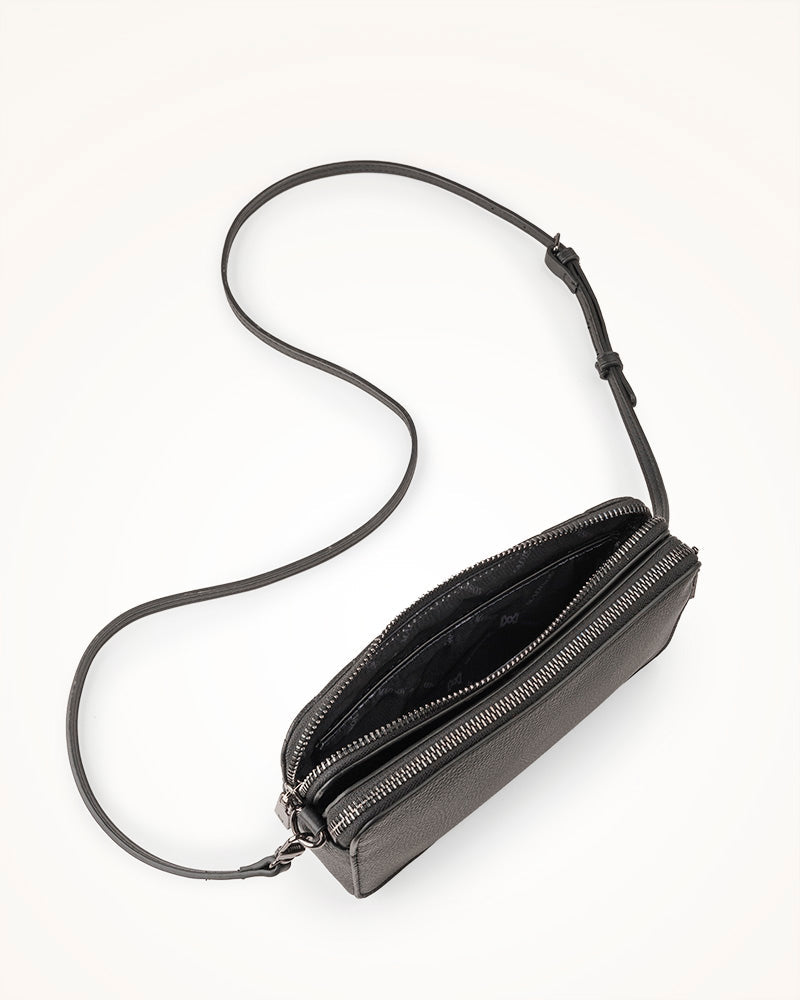 Zoe Slim Double Zip Camera Bag With Detachable Wrist Strap-41