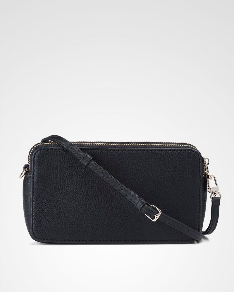 Zoe Slim Double Zip Camera Bag With Detachable Wrist Strap-12