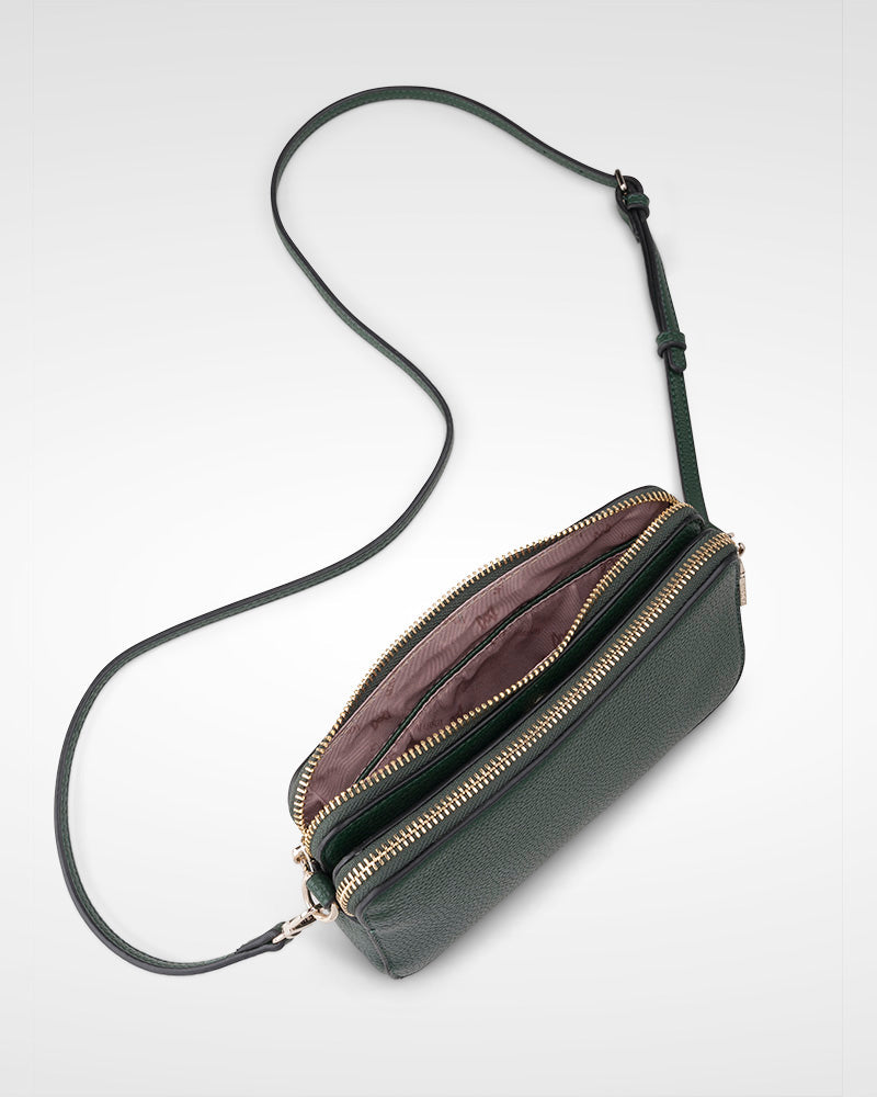 Zoe Slim Double Zip Camera Bag With Detachable Wrist Strap-19
