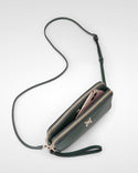 Zoe Slim Double Zip Camera Bag With Detachable Wrist Strap