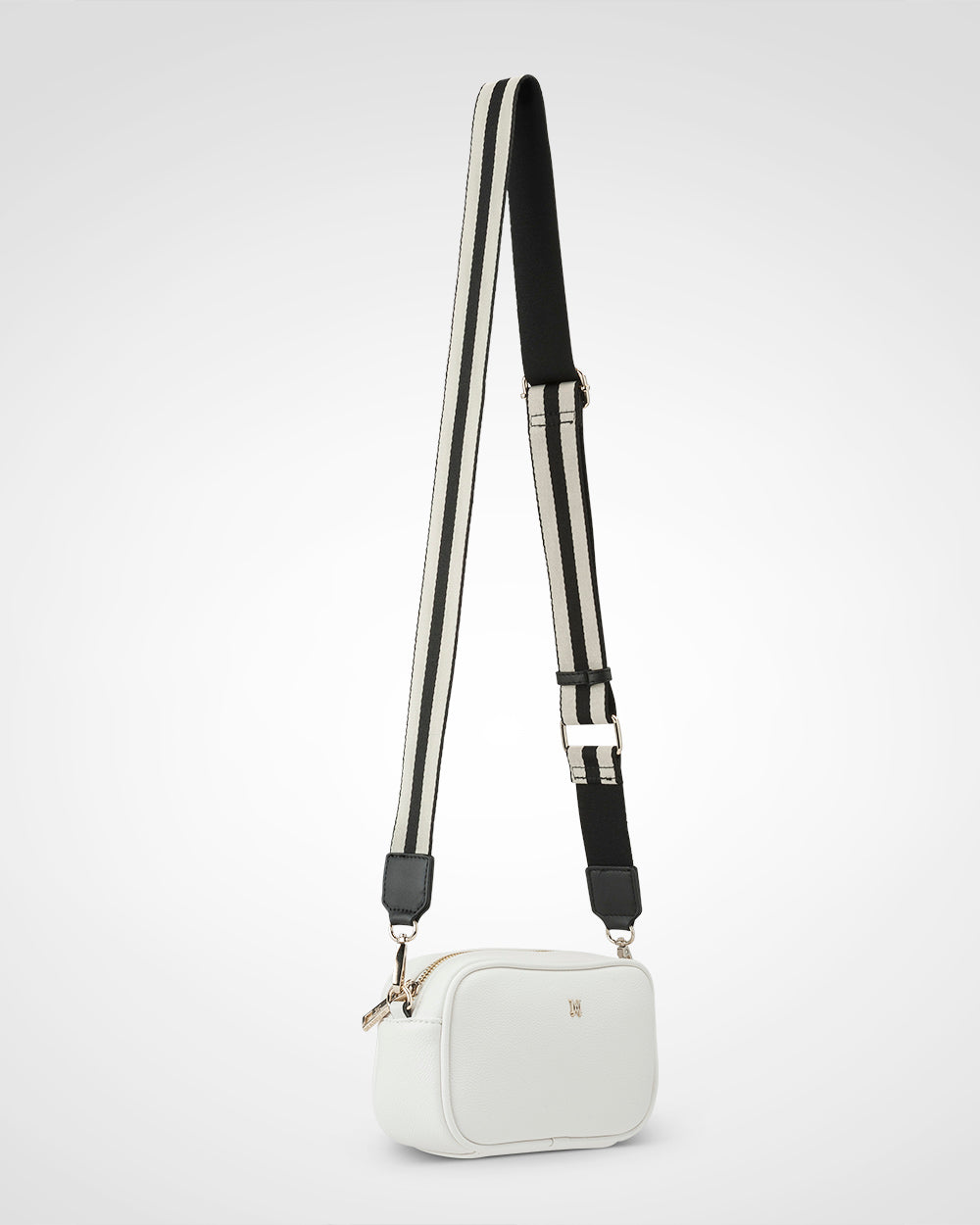 Mini Monica Camera Crossbody Bag + Stripe Bag Strap - 0