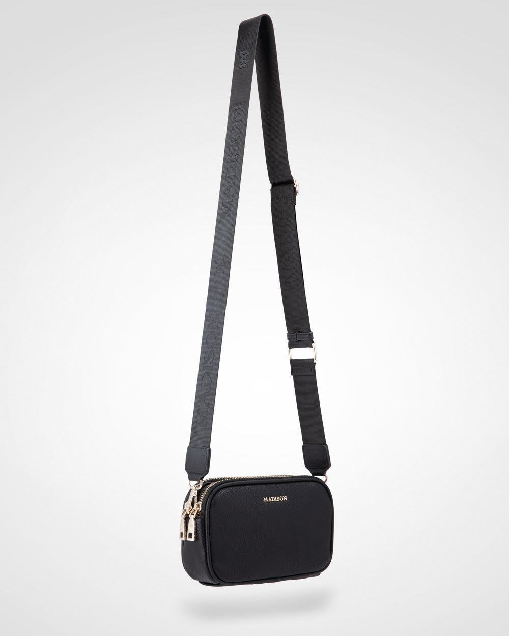 Odette Double Zip Slimline Camera Crossbody Bag + Monogram Bag Strap - 0