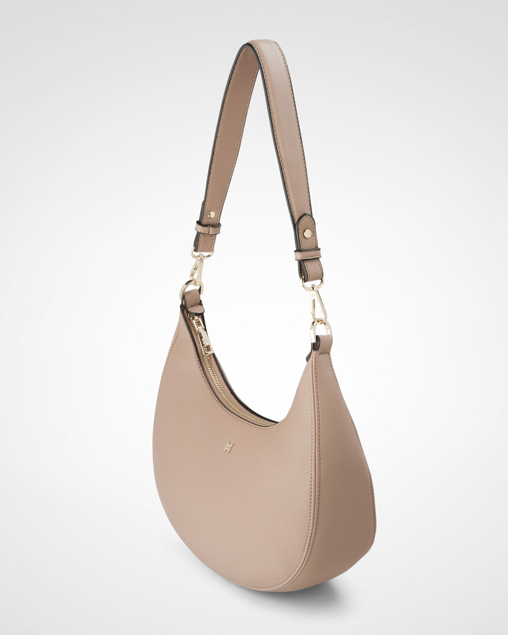 Pia Crescent Shoulder Bag With Crossbody Strap