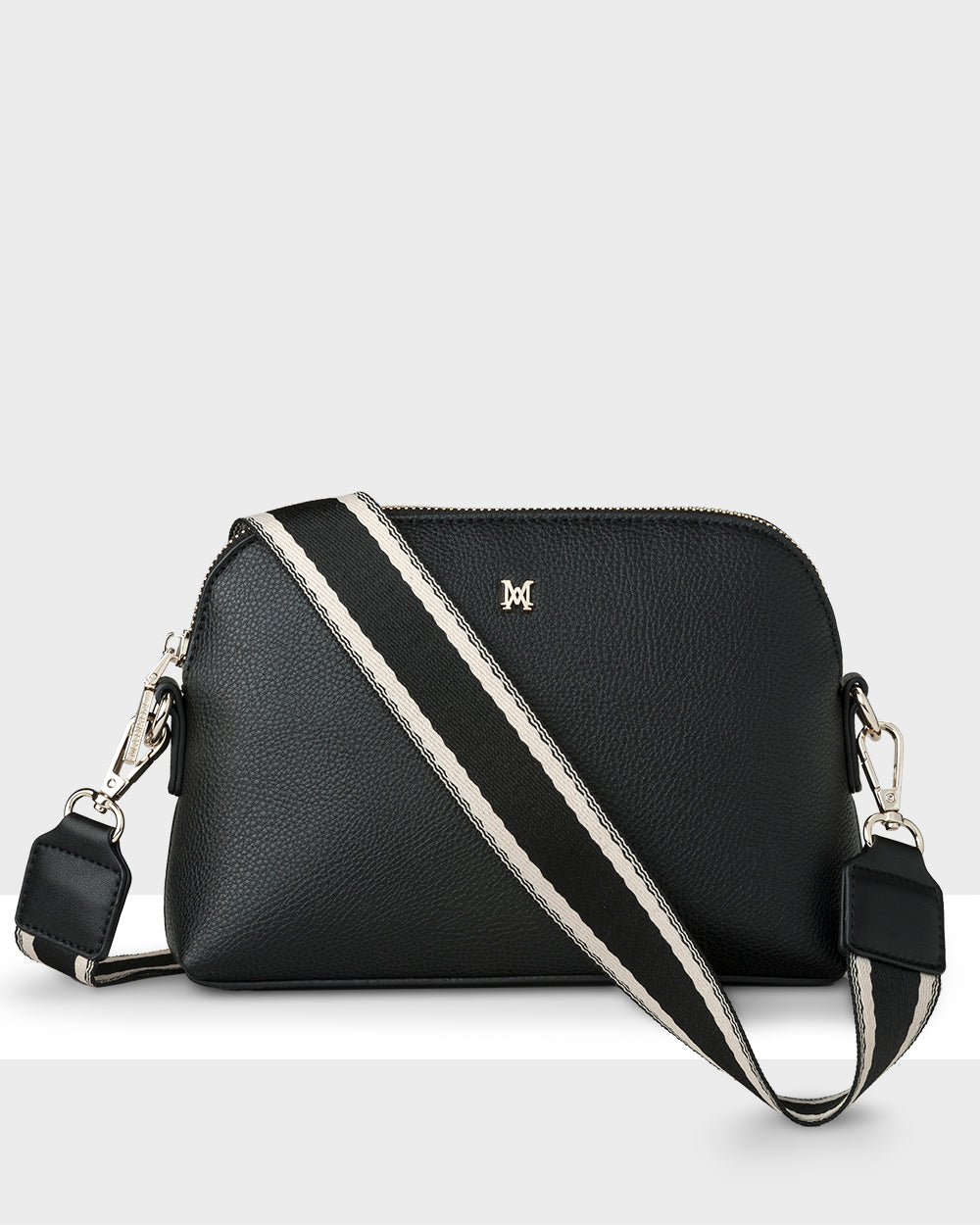 Sophie Curve Top Crossbody Bag + Stripe Bag Strap