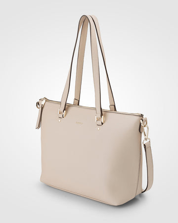 Vivian Medium Zip Top Tote With Monogram Strap - 0