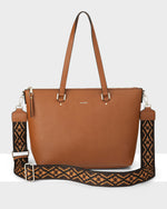 Vivian Medium Zip Top Tote With Aztec Strap