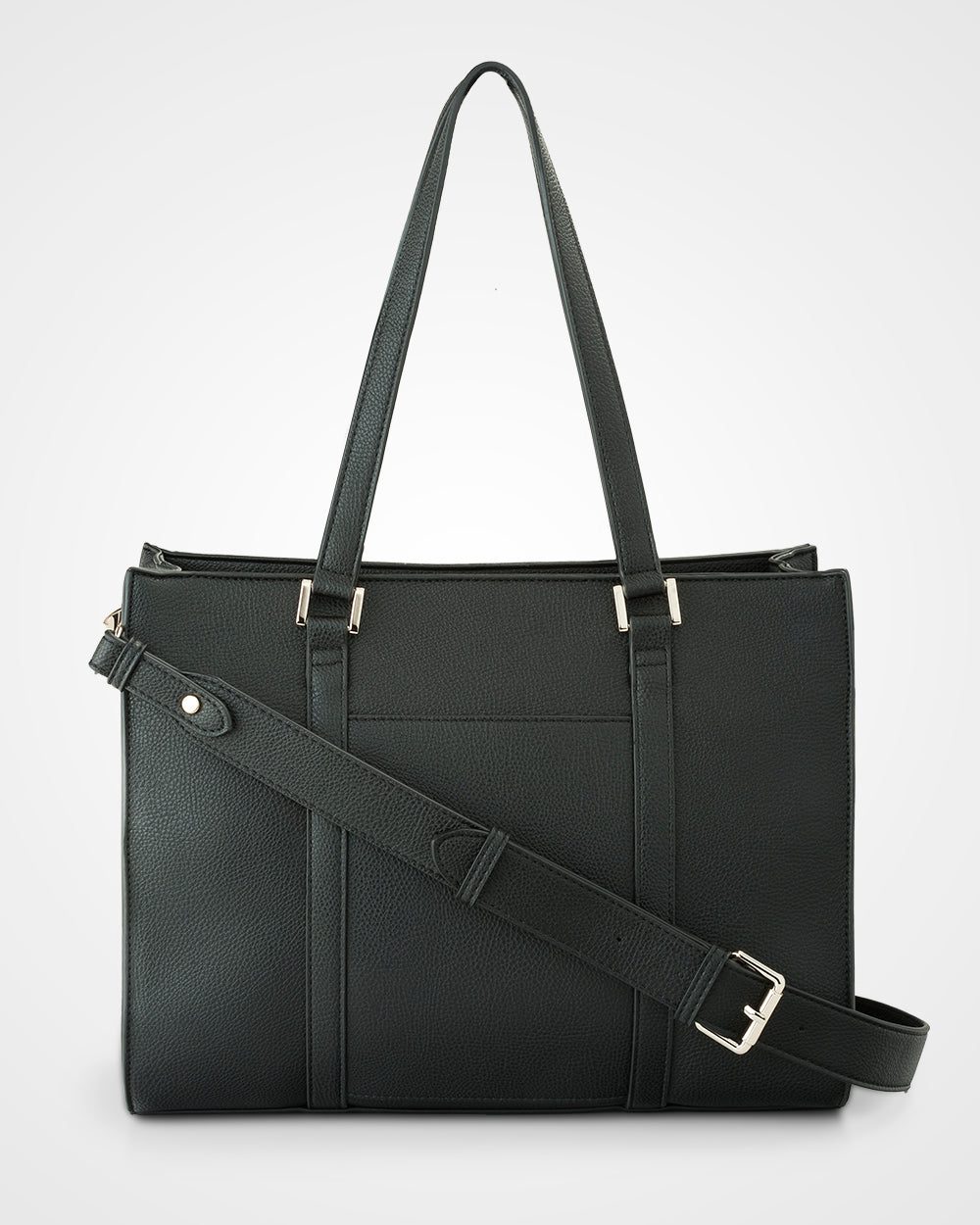 Riley Zip Top Tote With Crossbody Strap