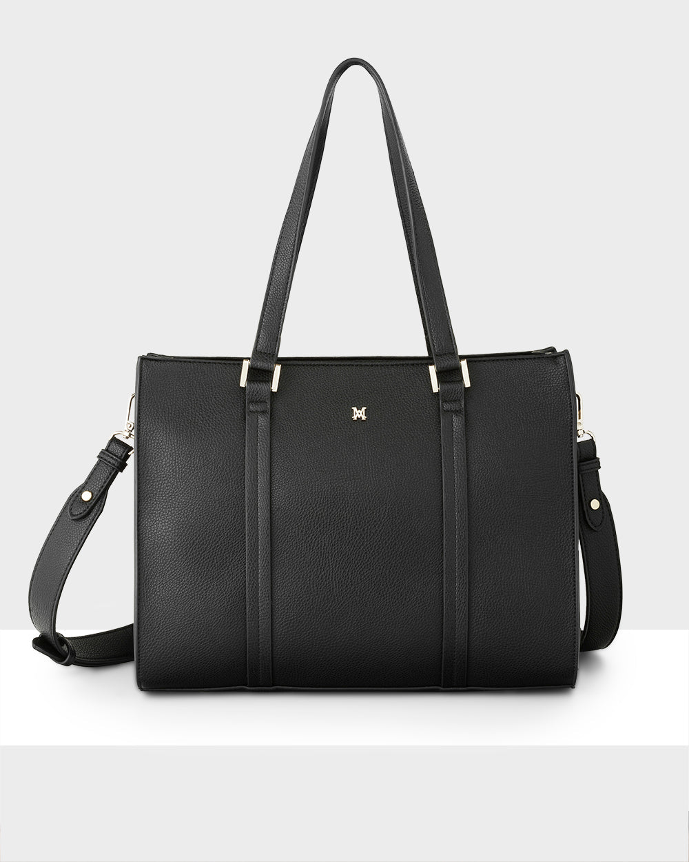 Riley Zip Top Tote With Crossbody Strap