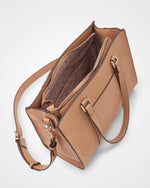 Riley Zip Top Tote With Crossbody Strap