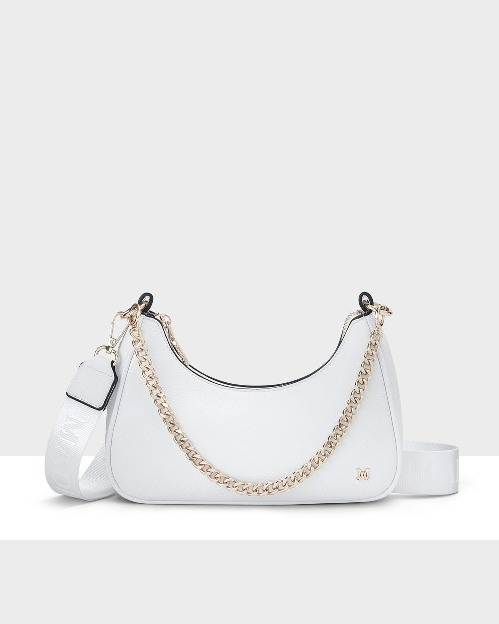 Kaylee Small Shoulder Bag With Chain, Short Strap & Monogram Crossbody - 0