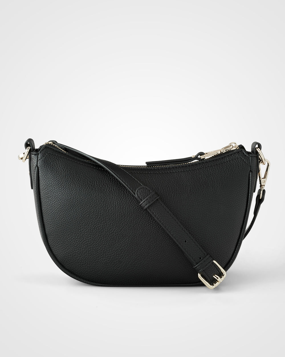 Layla Zip Top Curved Crossbody