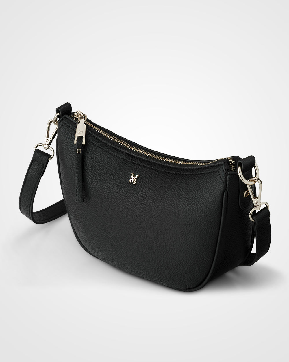 Layla Zip Top Curved Crossbody