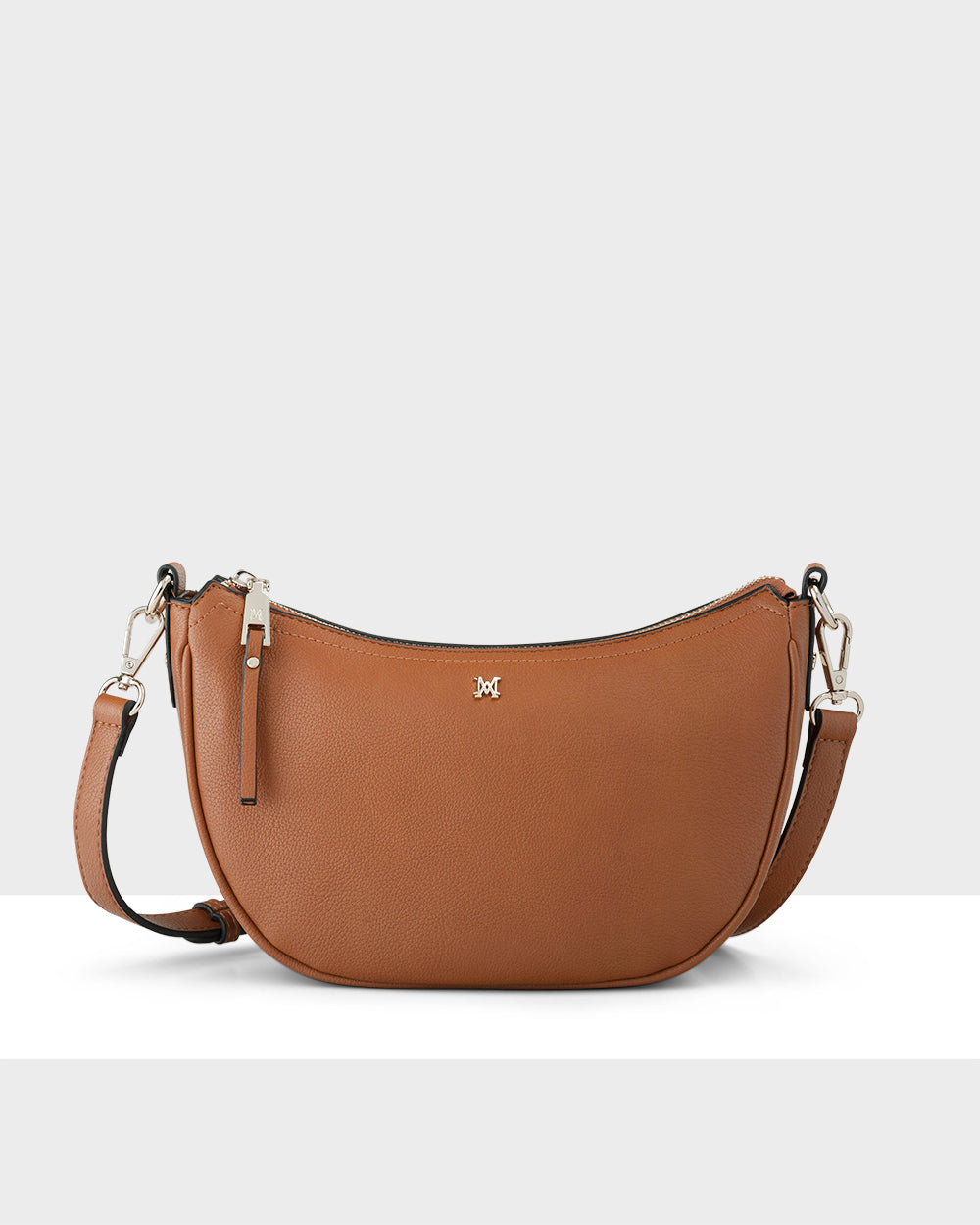 Layla Zip Top Curved Crossbody With Aztec Strap