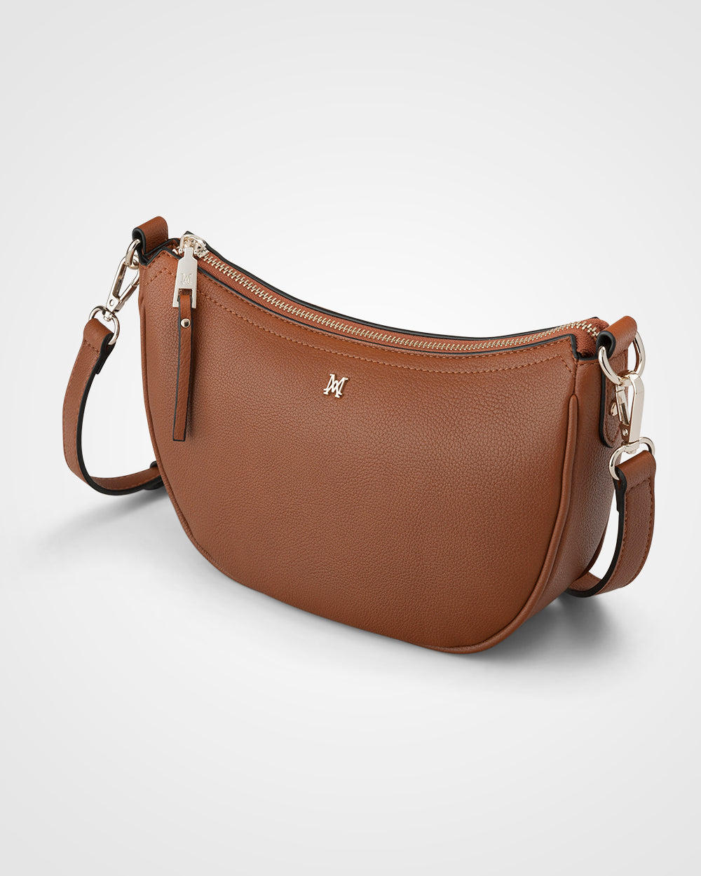 Layla Zip Top Curved Crossbody