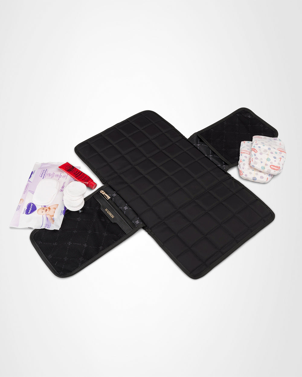 Baby 3 Piece Set - Change Mat, Stroller Clip & Zip Pouch