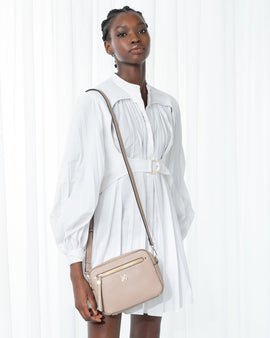 Molly Camera Crossbody Bag With Front Zip - 0