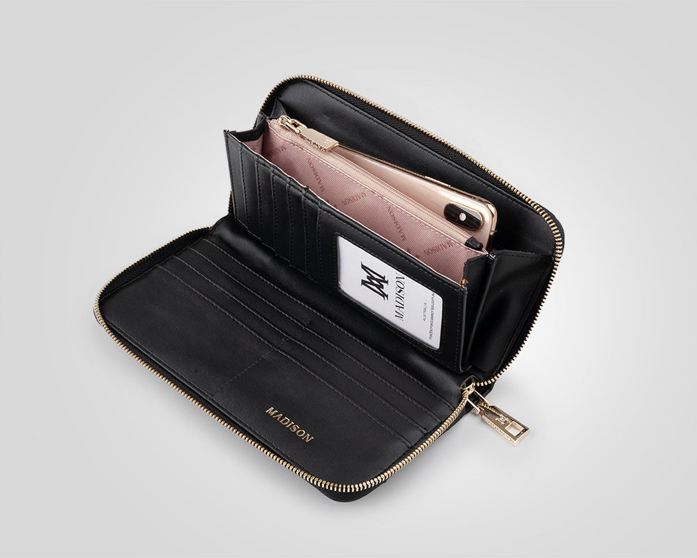 Abigail Zip Around Open Style Clutch Wallet