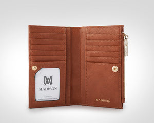 Lexi Medium Bi-Fold Zip Wallet