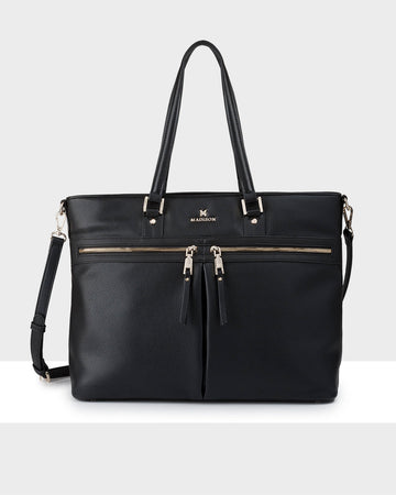 Trish Laptop Tote Work Bag With Crossbody Strap