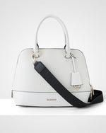 Grace Medium Dome Satchel Bag + Monogram Bag Strap