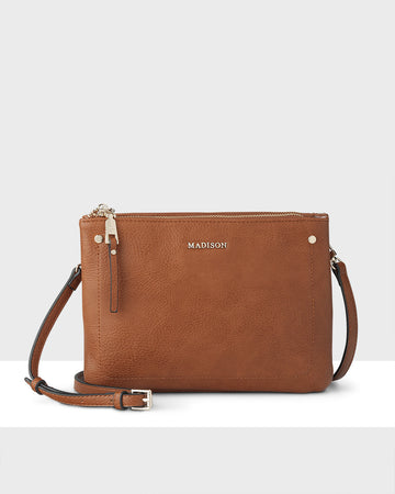 Charlotte Double Zip Crossbody Bag - 0