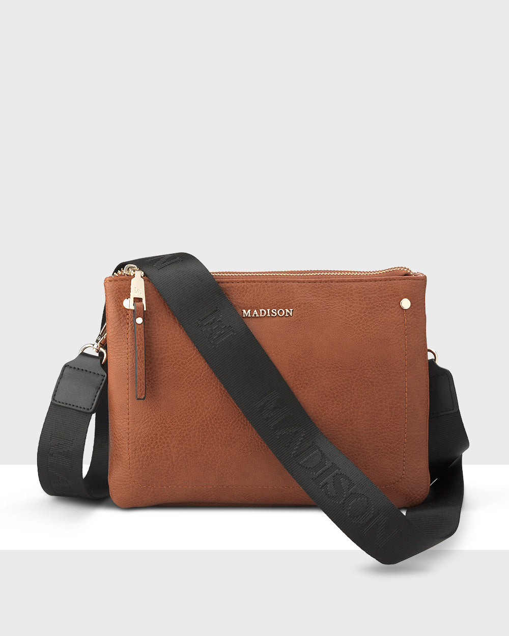 Charlotte Double Zip Crossbody Bag + Monogram Bag Strap-1