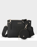 Charlotte Double Zip Crossbody Bag + Utility Bag Strap