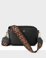 Monica Camera Crossbody Bag + Aztec Bag Strap