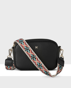 Monica Camera Crossbody Bag + Aztec Bag Strap