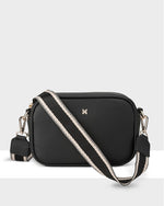 Monica Camera Crossbody Bag + Stripe Bag Strap