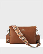 Avery 3 Compartment Crossbody Bag + Aztec Bag Strap