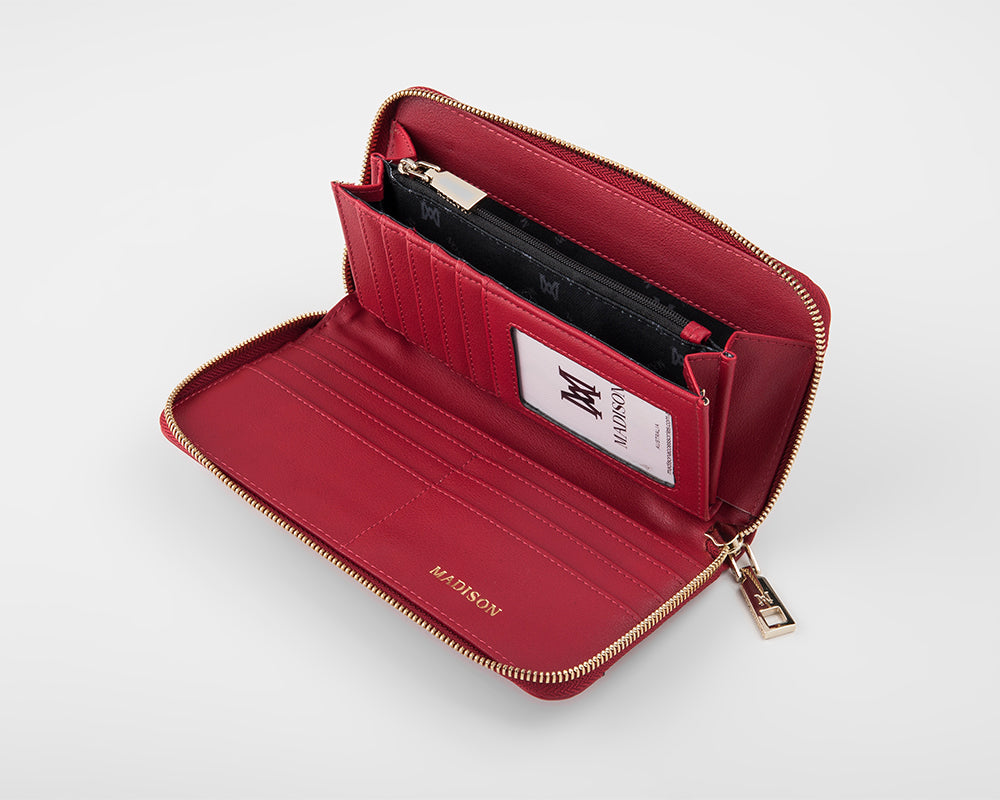 Abigail Zip Around Open Style Clutch Wallet