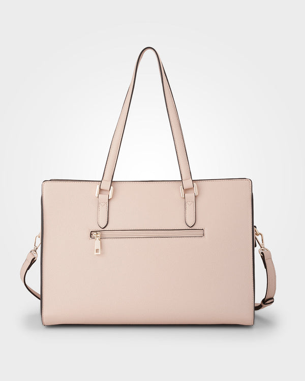 Sheree Laptop Tote Work Bag With Crossbody Strap