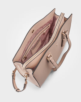 Sheree Laptop Tote Work Bag With Crossbody Strap - 0