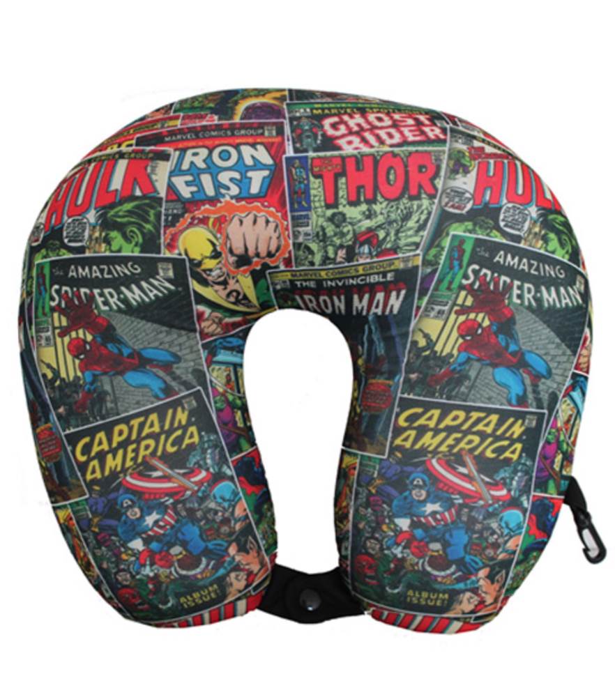 MAR042 COLOUR COMIC MARVEL SOFT PU COMIC NECK CUSHION