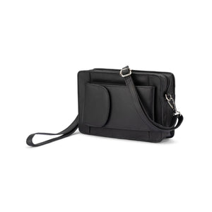 B. - MC-01 Leather Wrist Clutch Bag - Black