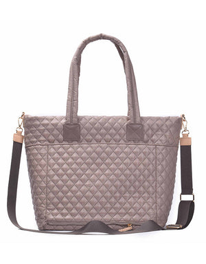 Tosca - MET980 Metro Quilted 15in Laptop Work Tote - Magnet