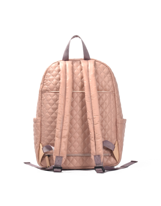 Tosca - MET981 Metro Fashion Quilted15in Laptop backpack - Mauve