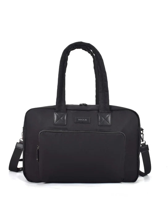 Tosca - MET982 Metro Nylon Spit tote - Black
