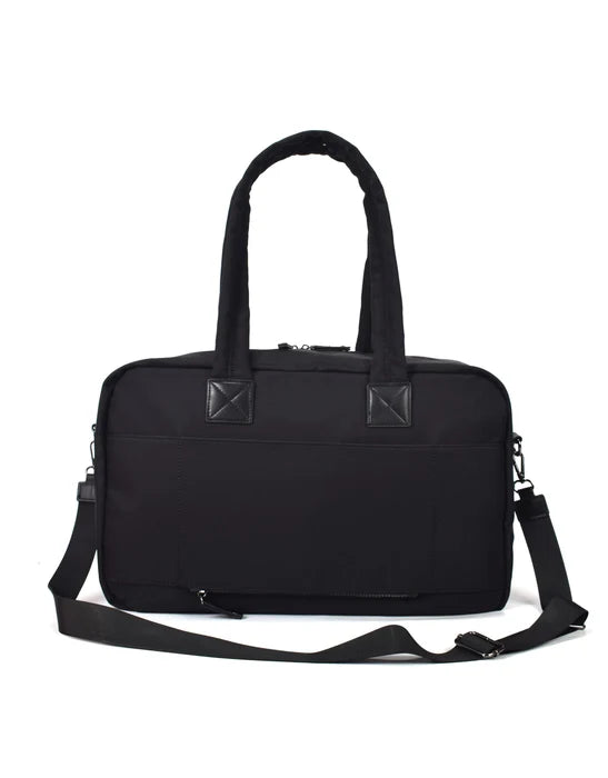 Tosca - MET982 Metro Nylon Spit tote - Black