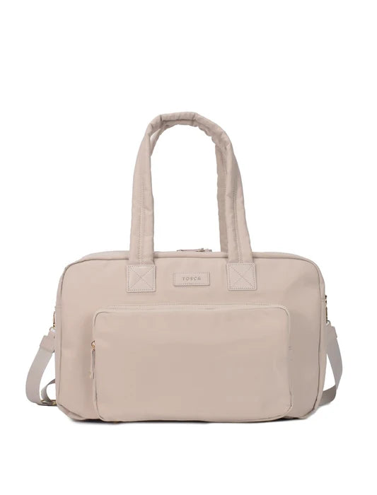 Tosca - MET982 Metro Nylon Spit tote - Stone