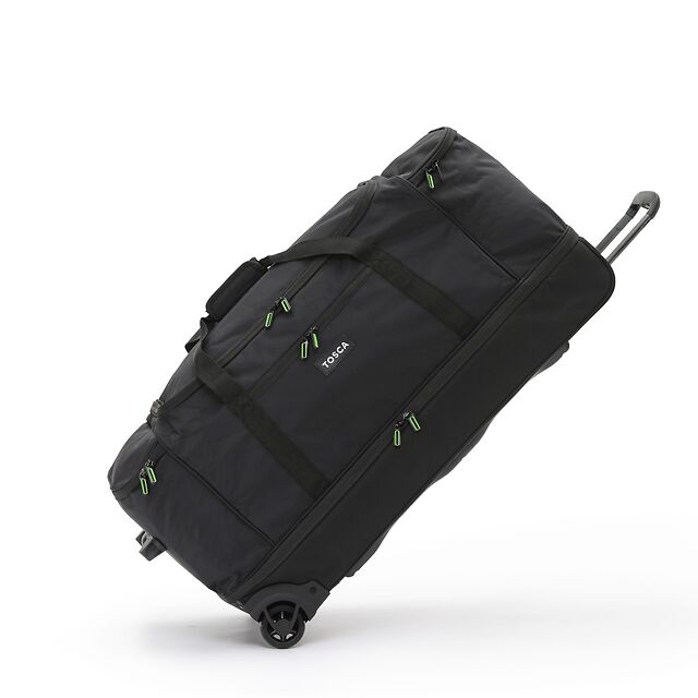 Tosca - TCA798TWJ-A 85cm Wheeled Split Compartment Duffle - Black/Grey/Lime