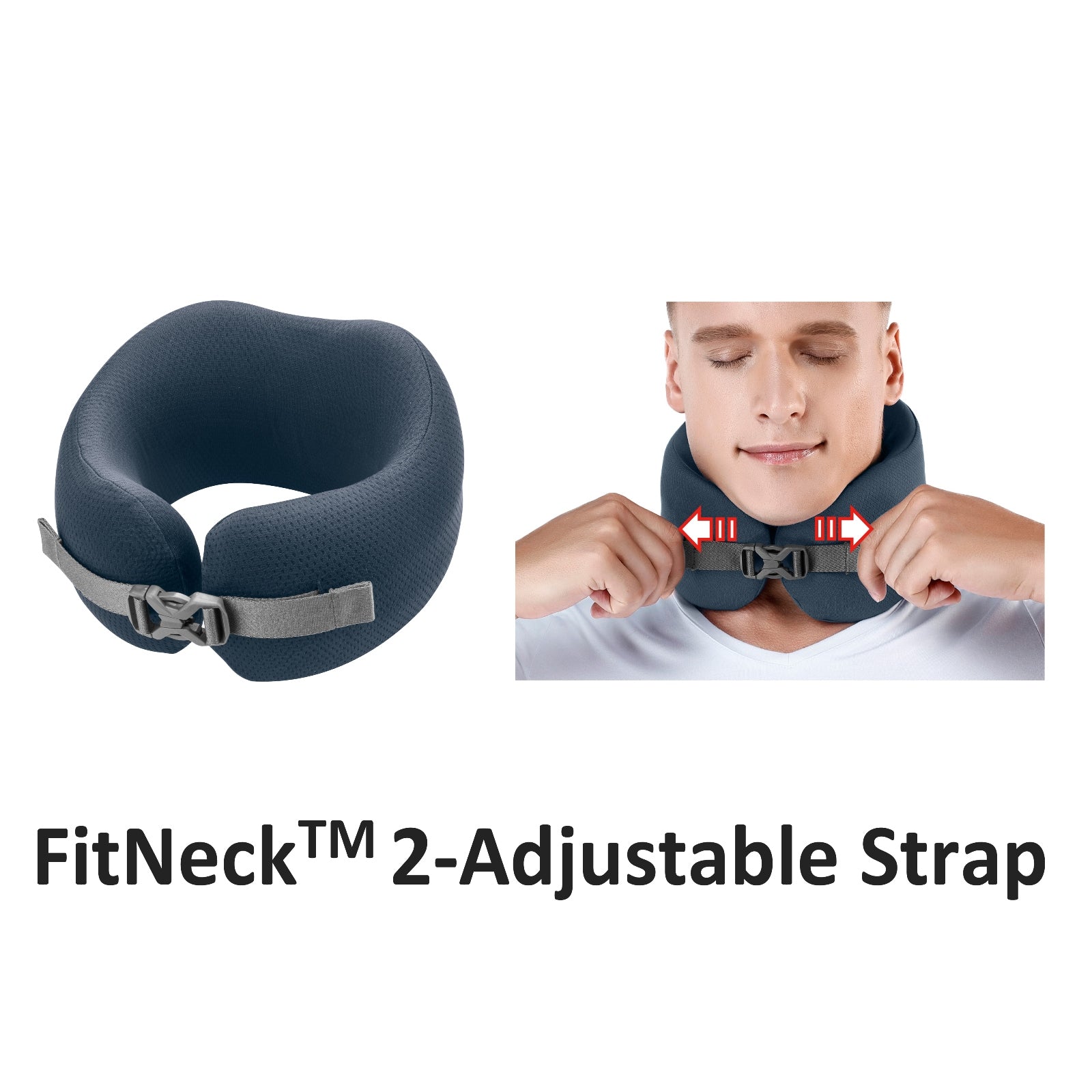 EasyNap - Pocket Pillow Chin Cupport Vital Large - Moonless Night Black