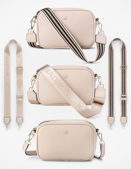 Monica Crossbody Bag & 3 Straps - One Bag 3 Ways